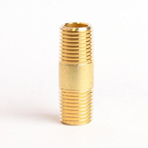 ATC 1/4 in. MPT X 1/4 in. D MPT Yellow Brass Nipple 1-1/2 in. L