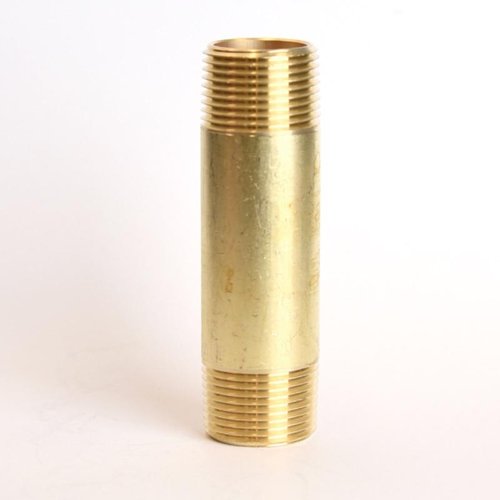 ATC 3/4 in. MPT X 3/4 in. D MPT Yellow Brass Nipple 3-1/2 in. L