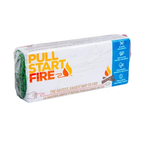 Pull Start Fire Saw Dust Fire Starter 30 min