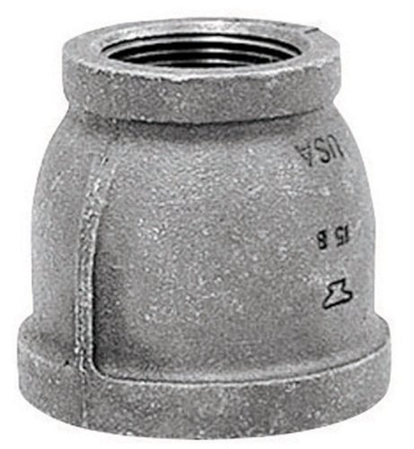 Anvil 2 in. FPT X 1-1/4 in. D FPT Black Malleable Iron Reducing Coupling