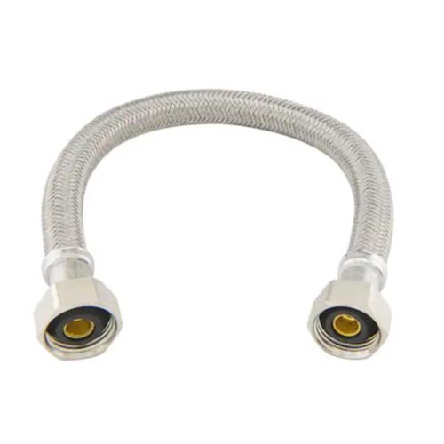 BrassCraft Speedi Plumb Plus 1/2 in. FIP pc X 1/2 in. D FIP 12 in. Polymer Faucet Supply Line