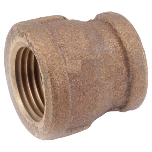 Anderson Metals 1/2 in. FPT in. X 3/8 in. D FPT Brass Reducing Coupling