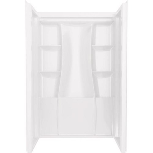 Delta Classic 500 73-1/4 in. H X 34 in. W X 48 in. L White Shower Wall