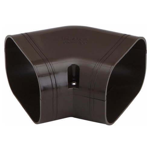 Slimduct Line Set Covers 5.25 in. W X 3 in. H Brown