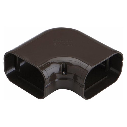 Slimduct Line Set Covers 6 in. W X 6 in. H Brown