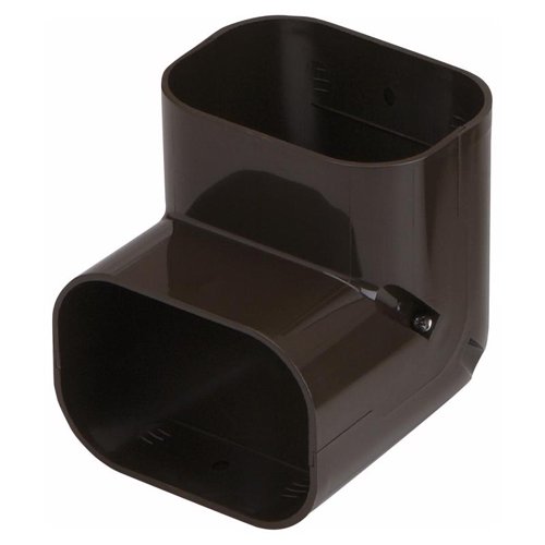 Slimduct Line Set Covers 4.63 in. W X 4.63 in. H Brown