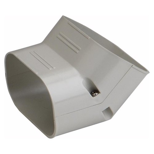 Slimduct Line Set Covers 4.38 in. W X 3 in. H Ivory