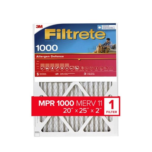 Filtrete 20 in. W X 25 in. H X 2 in. D Polypropylene 1550 MPR Pleated Air Filter 1 pk