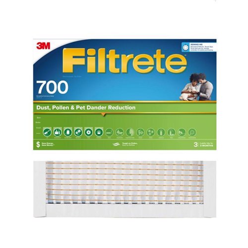 Filtrete 22 in. W X 22 in. H X 1 in. D Polypropylene 700 MPR Pleated Air Filter 1 pk