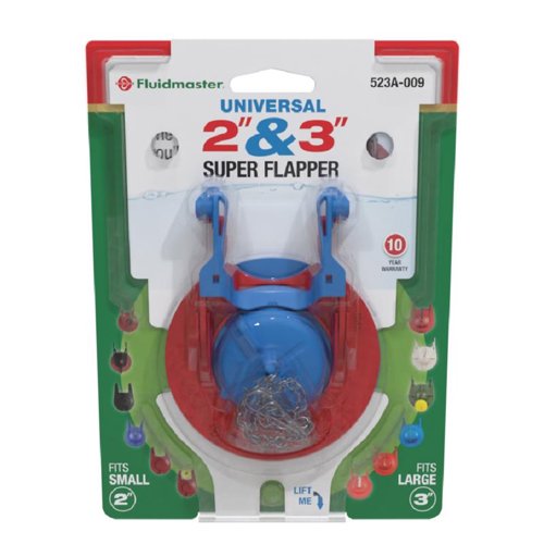 Fluidmaster Super Flapper Adjustable Flapper Multicolored Plastic/Rubber For Universal