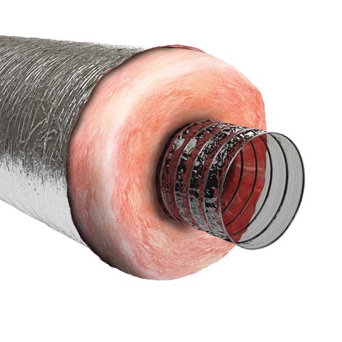 Imperial R8.0 25 ft. L X 4 in. D Silver Poly Duct