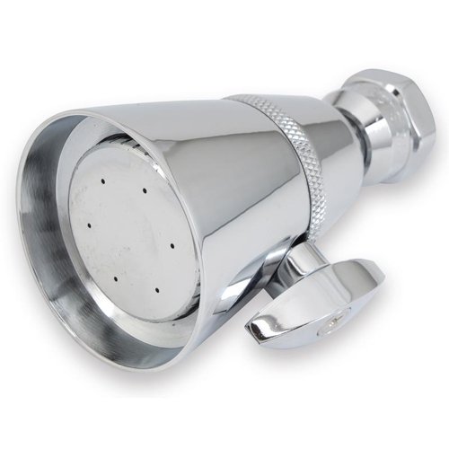 Whedon Adjust-A-Spray Elite Chrome Brass 2 settings Wallmount Showerhead 2 gpm