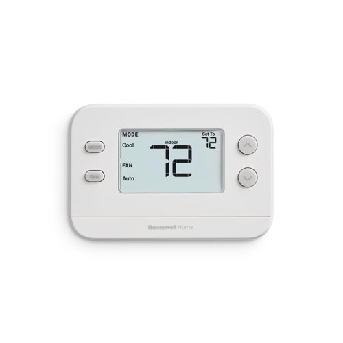 Honeywell Home X1N Heating and Cooling Push Button Non-Programmable Thermostat