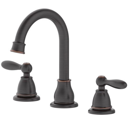 OakBrook Jennifer Oil Rubbed Bronze Traditional Widespread Bathroom Sink Faucet 8 in.