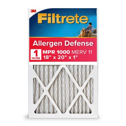 Filtrete Allergen Defense 18 in. W X 20 in. H X 1 in. D Polypropylene 11 MERV Pleated Air Filter 1 p