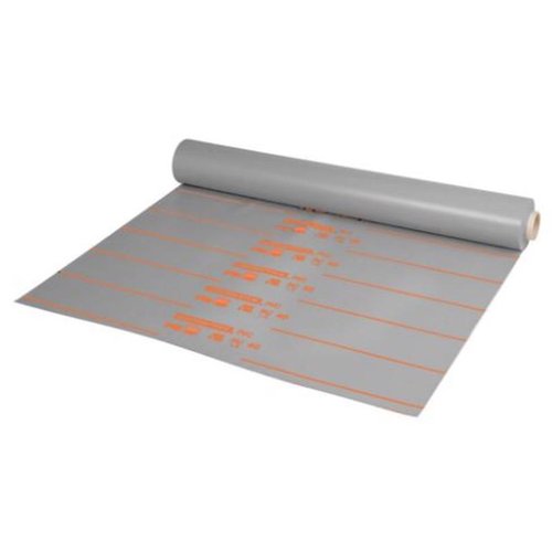 IPS 5 ft. W X 40 ft. L Gray Shower Pan Liner