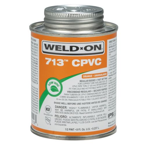 Weld-On 713 Orange Cement For CPVC 8 fl. oz.