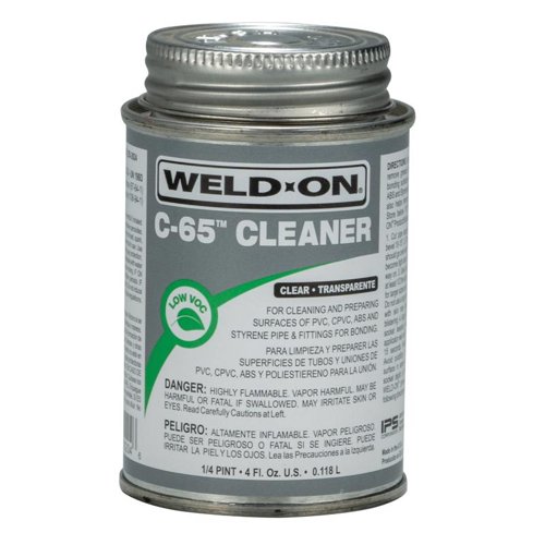 Weld-On C-65 Clear Cleaner For CPVC/PVC 4 fl. oz.
