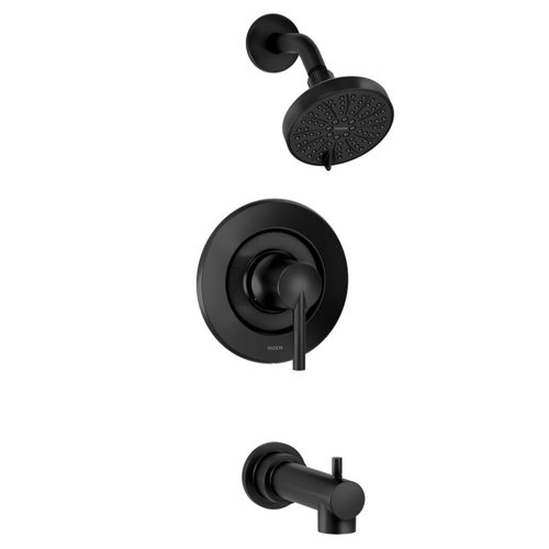 Moen Arlys 1-Handle Matte Black Tub and Shower Faucet
