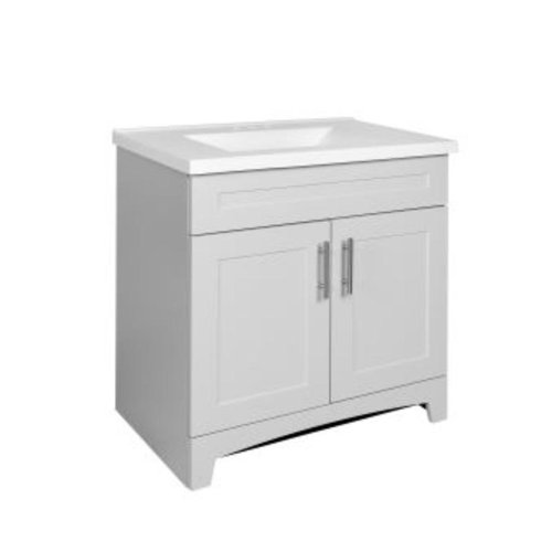 Royal Cabinets Single Grey Vanity Combo 30.5 in. W X 18.75 in. D X 36 in. H