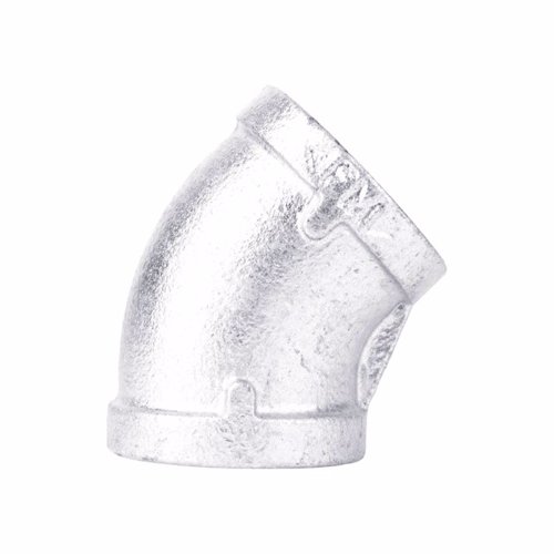 STZ Industries 1/8 in. FIP each X 1/8 in. D FIP Galvanized Malleable Iron 45 Degree Elbow