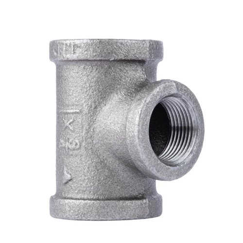 STZ Industries 1 in. FIP each X 1 in. D FIP 3/4 in. D FIP Black Malleable Iron Reducing Tee
