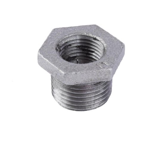 STZ Industries 1/2 in. MIP each X 3/8 in. D FIP Black Malleable Iron Hex Bushing