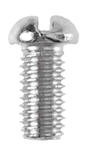 Danco No. 10-32 X 3/8 in. L Slotted Round Head Chrome-Plated Brass Bibb Screw 1 pk