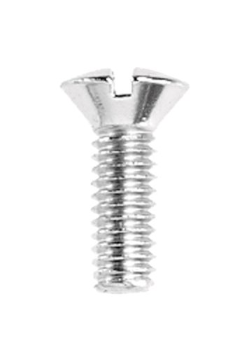 Danco No. 8-32 X 1/2 in. L Slotted Oval Head Chrome-Plated Brass Faucet Handle Screw 1 pk