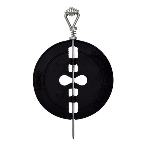 Imperial 8 in. D Cast Iron Damper