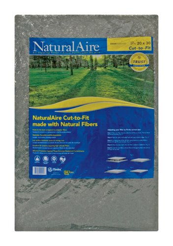 NaturalAire 20 in. W X 30 in. H X 1 in. D Natural Fiber 4 MERV Air Filter 1 pk