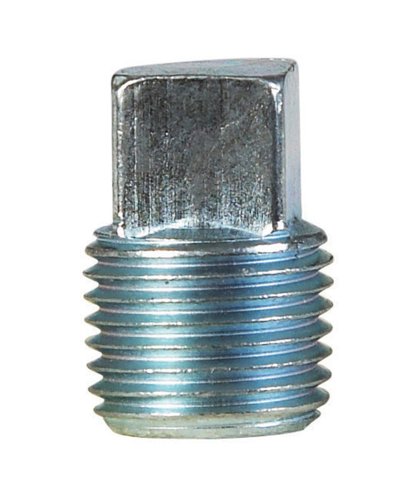 Billco Corporation 1/2 in. MPT Galvanized Steel 0.91 in. L Square Head Plug