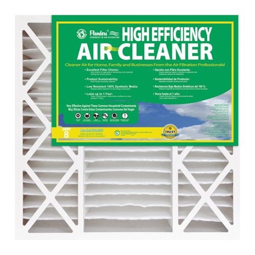 Flanders 16 in. W X 25 in. H X 4.5 in. D Synthetic 8 MERV Pleated Air Filter 1 pk