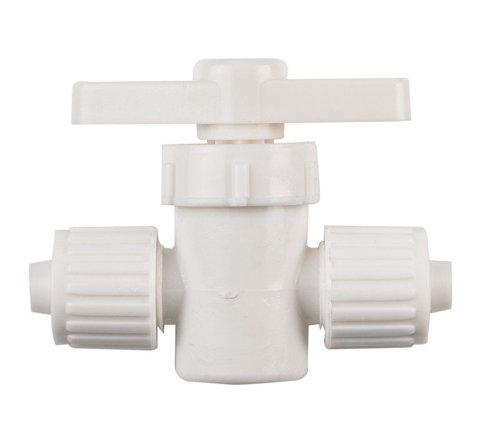 Flair-It 3/8 in. PEX X 3/8 in. PEX Plastic Supply Valve