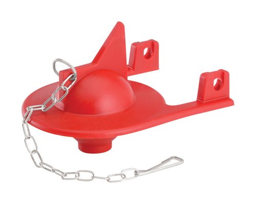 Korky Shark Fin Toilet Flapper Red For Kohler