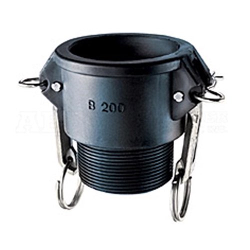 Abbott Rubber Polypropylene 2 in. D X 2 in. D Female Coupler 1 pk