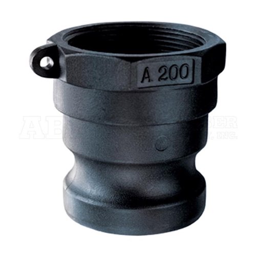 Abbott Rubber Polypropylene 2 in. D X 2 in. D Male Adapter 1 pk
