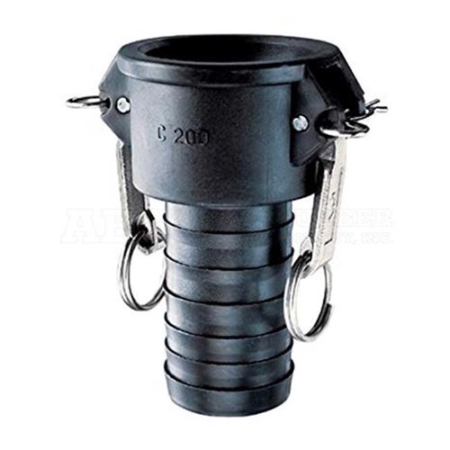 Abbott Rubber Polypropylene 2 in. D X 2 in. D Female Adapter 1 pk