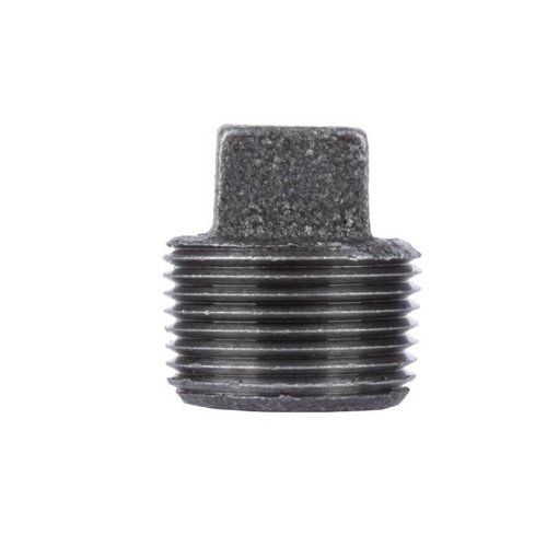 STZ Industries 1/8 in. MIP each Black Malleable Iron Plug