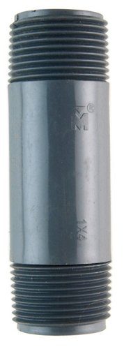 B&K Schedule 80 1 in. MIP X 1 in. D MIP PVC 4 in. Nipple 1 pk