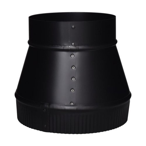 Imperial 6 in. D X 8 in. D Galvanized Steel Stove Pipe Increaser