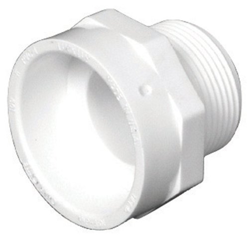 Charlotte Pipe Schedule 40 3 in. Hub X 3 in. D PVC Pipe Adapter 1 pk