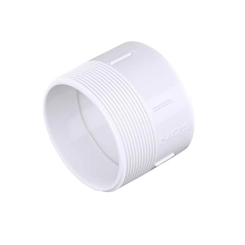 NDS Schedule 35 4 in. Hub each X 4 in. D MPT PVC Pipe Adapter 1 pk