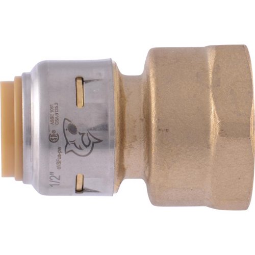 SharkBite Push to Connect 1/2 in. Push X 3/4 in. D FPT Brass Adapter