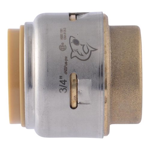 SharkBite Push to Connect 3/4 in. PF Brass Cap