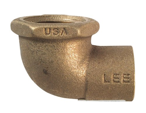 NIBCO 1/2 in. Sweat X 1/2 in. D FPT Brass 90 Degree Elbow 1 pk
