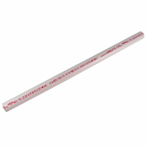 Charlotte Pipe Schedule 40 PVC Solid Pipe 1 in. D X 2 ft. L Plain End 450 psi