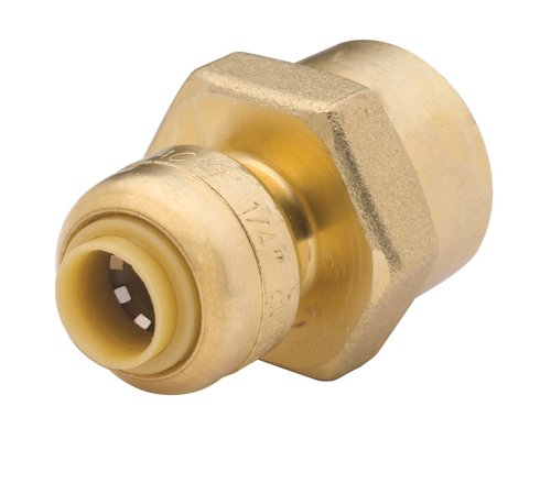 SharkBite 1/4 in. Push X 1/2 in. D FPT Brass Reducing Connector