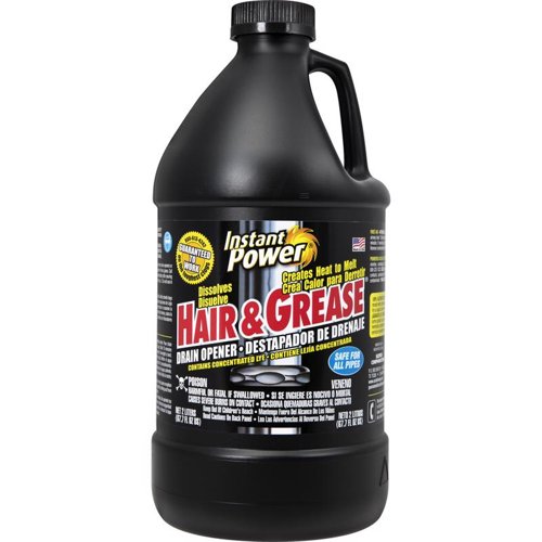 Instant Power Hair & Grease Liquid Drain Opener 2 L
