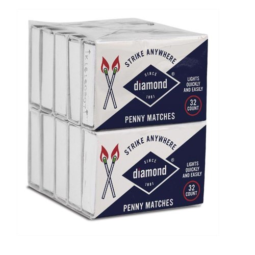 Diamond Greenlight 1.75 in. L Strike Anywhere Matches 32 pc